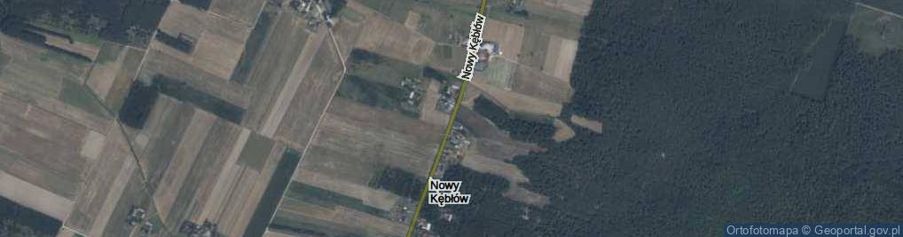 Zdjęcie satelitarne Nowy Kębłów ul.